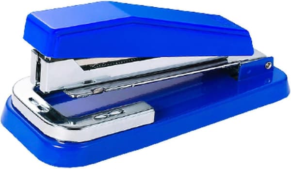 Roterbar häftapparat för mittsöm, häftmaskin för studentarbetsböcker, blå, svart och vit