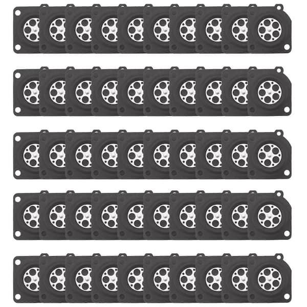 50 stk. A015006 karburatormembran til C1-M2B C1S-E1 C1S-E2 C1S-H4A C1S-H4B C1S-H4C C1S-H8 C1S-H8A black