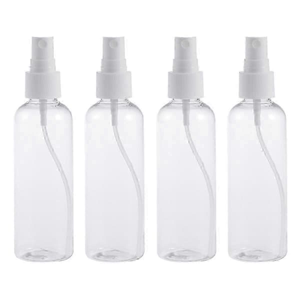 4 st plastsprayflaskor Sprayflaska Förpackningspump Sprayflaska Finfördelande Sprayflaskor Klämbar Sprayflaska
