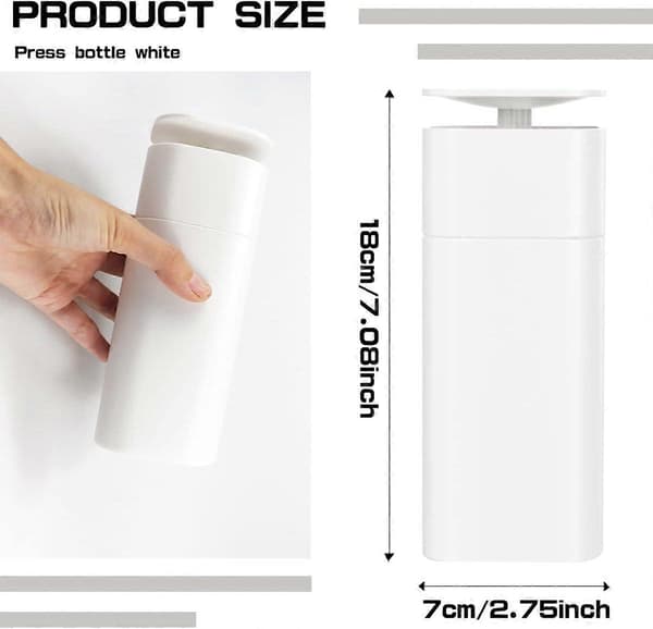 Sæbedispenser - 2 stk - 400ML - sæbedispenser - sæbepumpe - væskedispenser - fritstående - håndsæbe - sæbepumpe - sæbedispensere