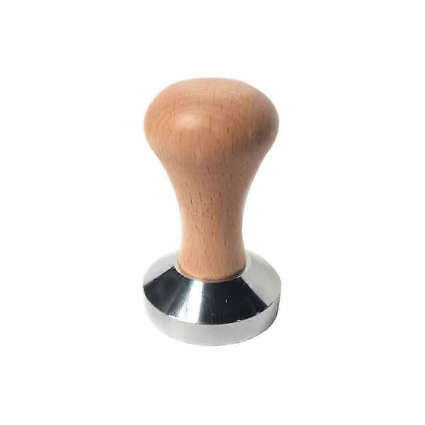 53 mm pulverhammare kaffedistributör och espressotamper professionella kaffenivåtillbehör för Light Brown