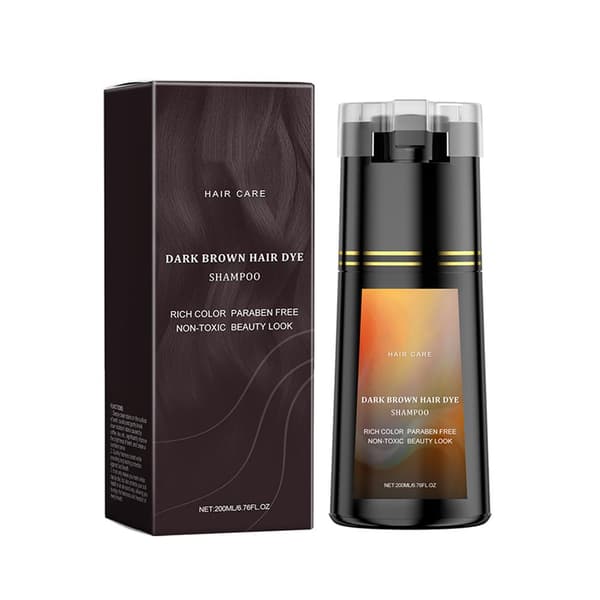 Polar Hårfärgningsschampo, Polar Hårvård, Hårvårdsschampo 200ml brown 1pcs