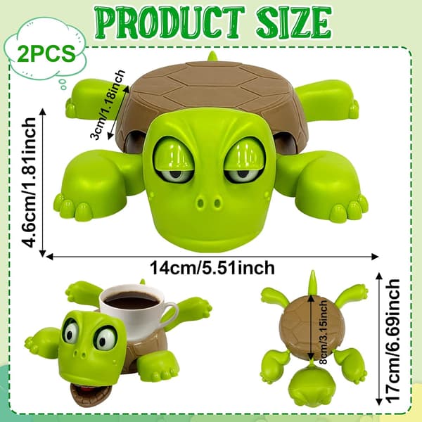 Set of 2 Turtle Pattern Coasters, Turtle Cup Holders, Patterned Coasters, Fun Turtle Coasters [GKS]