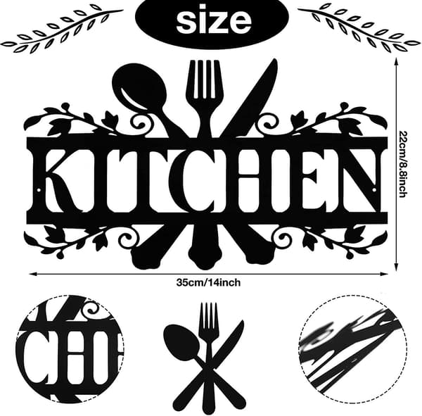 Metal Kitchen Signs, Kitchen Signs Wall Decor Signs, Mardi Gras Easter Rustic Farmhouse Decor