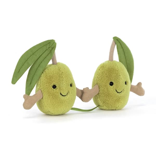 Jellycat 18 cm Amuseables Pære med Oliver kosedyr