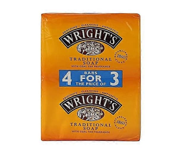 Wright's Koltjära Traditionell Tvål 100g - 4-pack