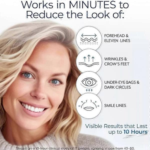 Plexaderm Rapid Reduction Eye Serum Reduserer Synlig Poser Under Øynene og Rynker 10ml