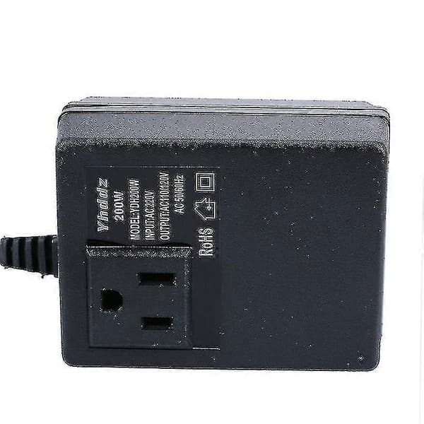 200w Transformator 220v Til 110v/ 110v Til 220v Us/Europeisk Plugg Spenningsomformer Team