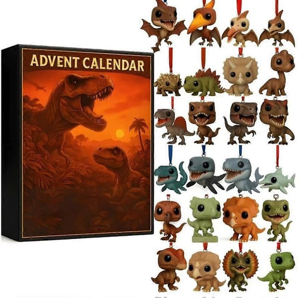 Højkvalitets Dinosaur Julekalender