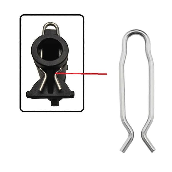 5 st trycktvättsfjäderklämma 50372210 för Karcher K2 K3 K4 K5 K6 K7 trycktvättsslangfjäderklämma Silver