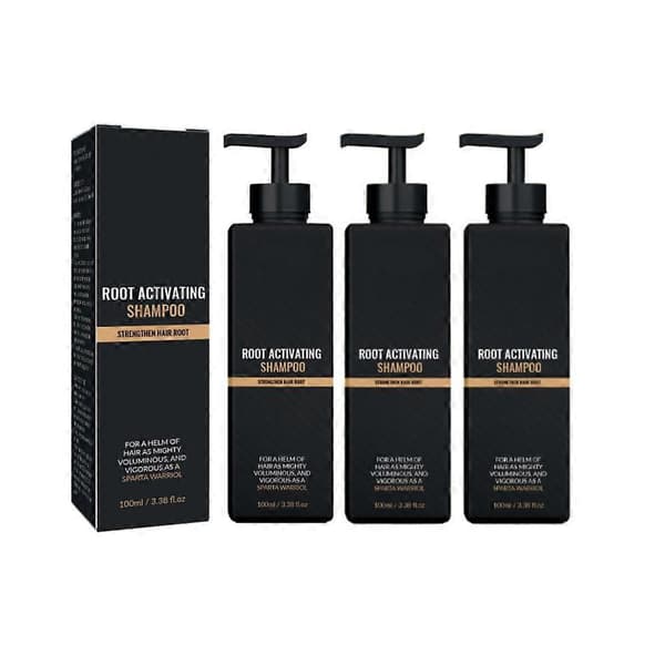 1/3/5x Root Activator Shampoo, Naturlige Hårshampooer 100ml 3pcs
