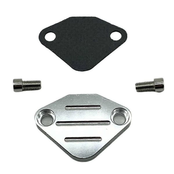 EGR-ventil Blank Block Off Plate Throttle Tbi För Gmc Chevy C3500 C1500 C2500 SilverSurprise Gift