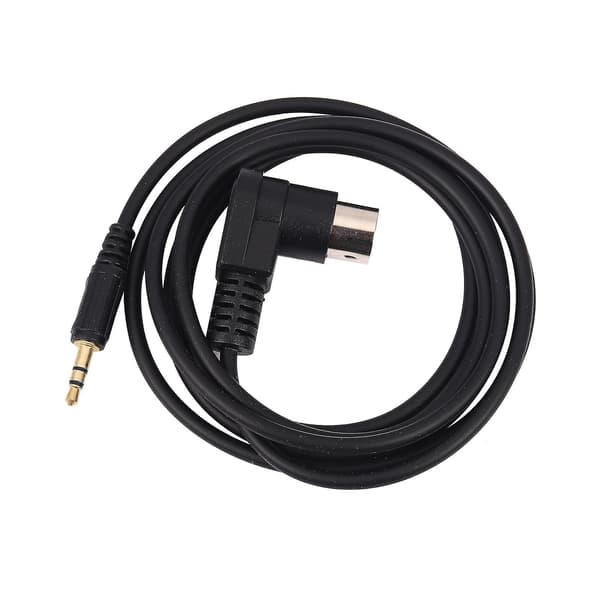 Bil 3,5 mm AUX Input Adapter Audio Kabel Mini Jack AUX 8-Pin M-BUS CD Changer Kabel Til Guld Stik Black