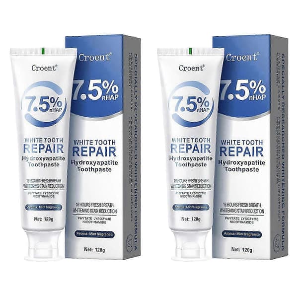 7,5% Hydroxyapatit Tandpasta 2pcs