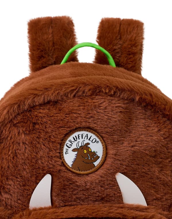 Gruffalo & Vänner Unisex Barnryggsäck Brun 3D Nyhet Ansikte -_Bra saker Brown One Size