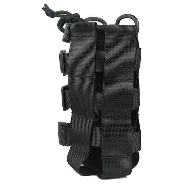 Taktisk Flaskeholder & Justerbare Stropper - Pakke med 2 - Rygsæk Flaskeholder Strop