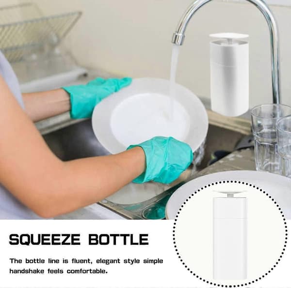 Sæbedispenser - 2 stk - 400ML - sæbedispenser - sæbepumpe - væskedispenser - fritstående - håndsæbe - sæbepumpe - sæbedispensere