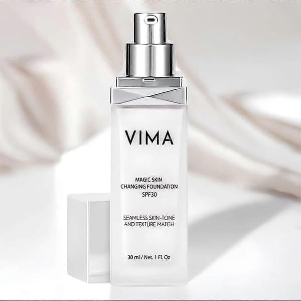 Vima Changing Foundation, Vima Cosmetics, Vima Farveskiftende Foundation 20% C3