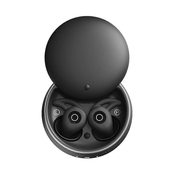 Trådlösa Bluetooth 5.3 Sovhörlurar Brusreducerande Sovhörlurar Små Öronproppar för Sidosovare Svart Black