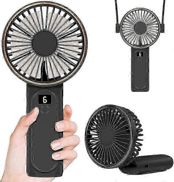 Håndholdt ventilator Bærbar ventilator Genopladelig personlig ventilator