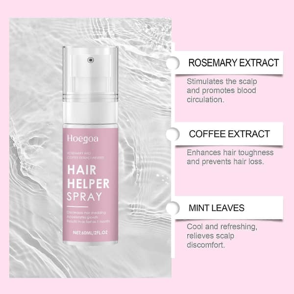 1-3x Hårväxtbehandlingar Spray Mot Håravfall Närande Rötter Hårvårdsessenser Hårvårdsaccessoarer 2pcs