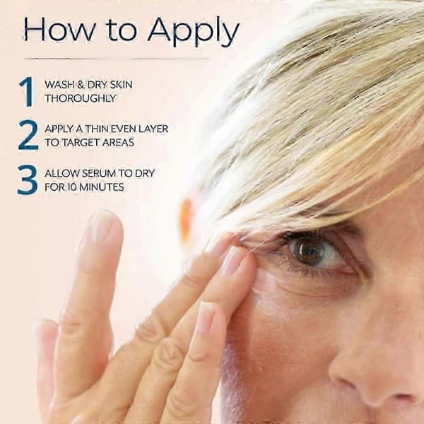 Plexaderm Rapid Reduction Eye Serum Reduserer Synlig Poser Under Øynene og Rynker 10ml