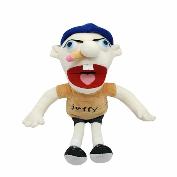 Jeffy Hand Puppet Boy Plush Toy with Removable Clothes Jeffy 40CM