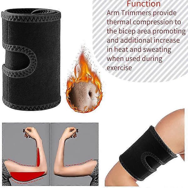 5 st. Övre Arm Manschett Tryck Smärtlindring Biceps Seninflammation Bandage Kompression Ärm Triceps Biceps Muskelstöd För Övre Arm Seninflammation Smärtlindring