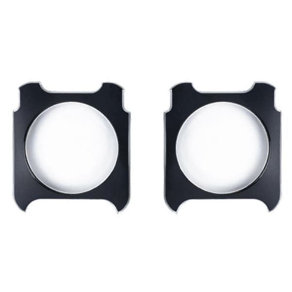 För /r klibbiga linsskydd för dubbellins 360 Mod skyddstillbehör Black  Transparent
