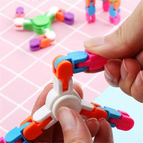 DIY Wacky Tracks Orm Pussel Fidget Leksaker Snap Click Pussel Figet Ny Sensorisk ADHDSöverraskningspresent 03 1pcs random
