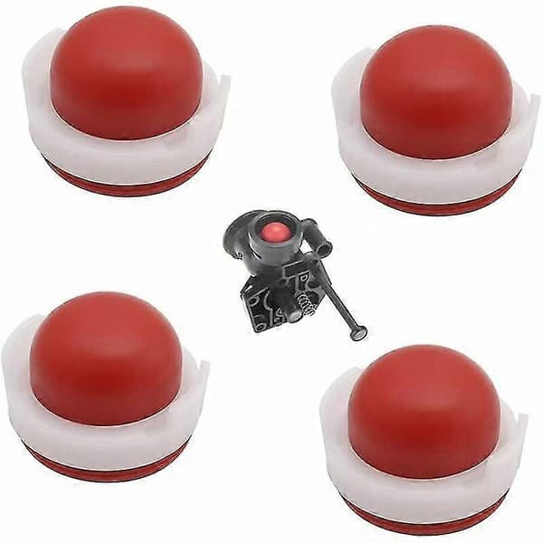 4-pack silikonförgasare primerpump för Briggs & Stratton 694394 494408 för gräsklippare