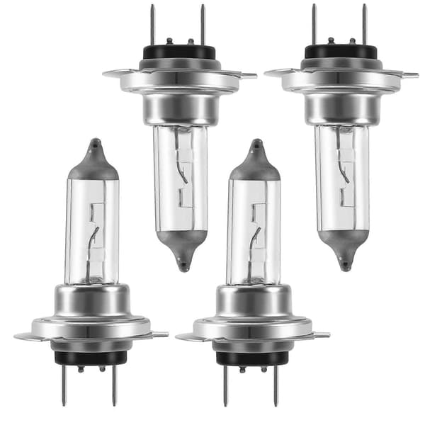 4 X H7 Bil Forlygtepærer 12V / 55W Halogen Standard Lampe Lys Silver