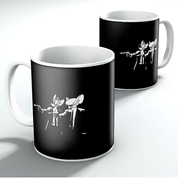 Pinky och Hjärnan Pulp Fiction Mugg_Kvalitetsgåvor
