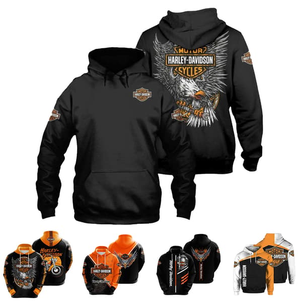 Harley-Davidson Herre Hættetrøje A A A 3XL