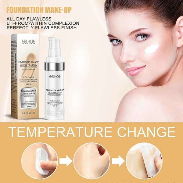 1-5 stk Auto-Skin Tone Adjusting Foundation – Hydrating Makeup Base Cosmetics Tool (1 stk)