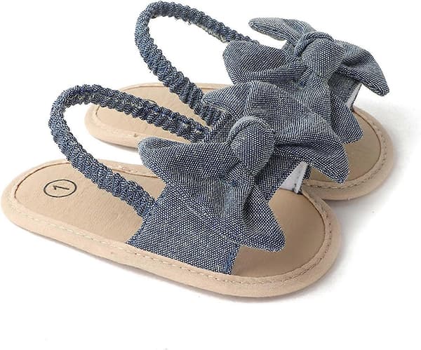 Babysandaler, babysko til piger, begyndersko til småbørn, 0-6 måneder, 11 cm