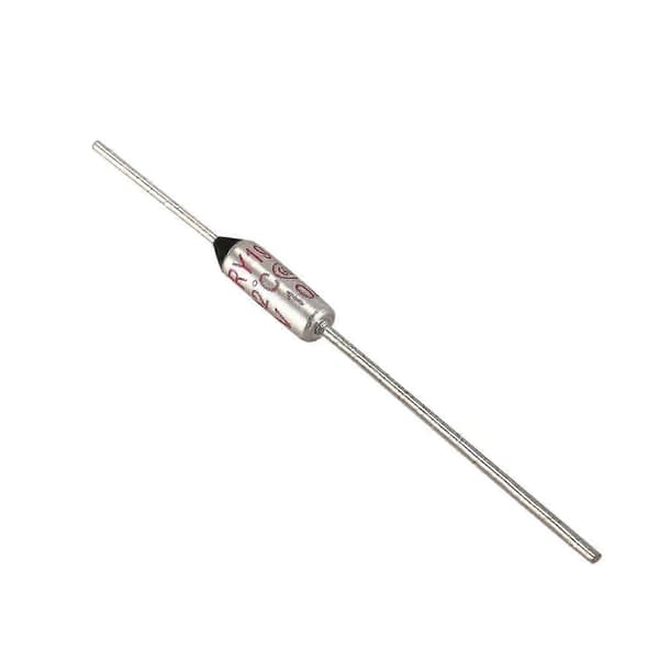 20 stk. RY-serie metall 192 Celsius 250v 10a termisk sikring-L Silver Tone
