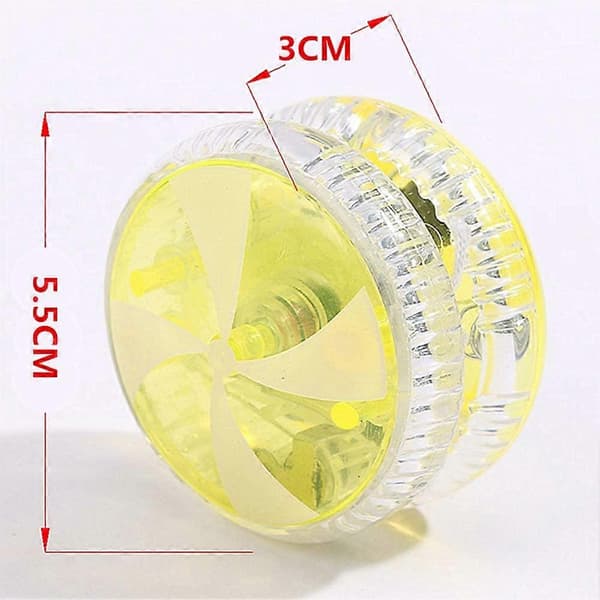 LED-belyst Yo-Yo til Børn Begyndere Yo-Yo Responsivt Kugleleje Yo-Yo 4-pak Tilfældige Farver