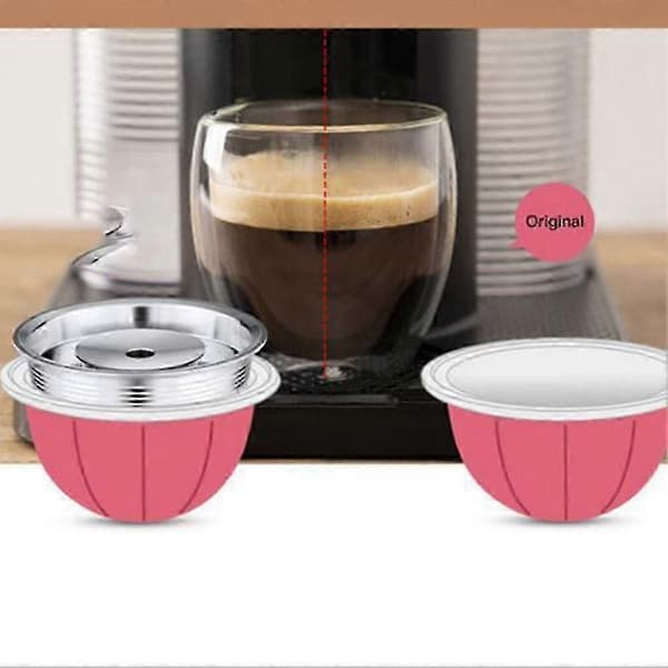 Gjenbrukbar kaffekapsel for Vertuoline Gca1 & Env135 påfyllbare filtre i rustfritt stål