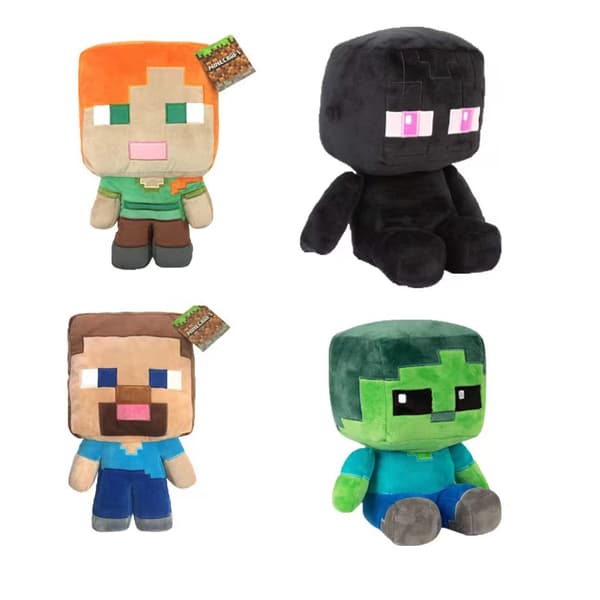 My World Minecraft Warden Guardian Creeper Doll Plush Doll Creeper 20cm