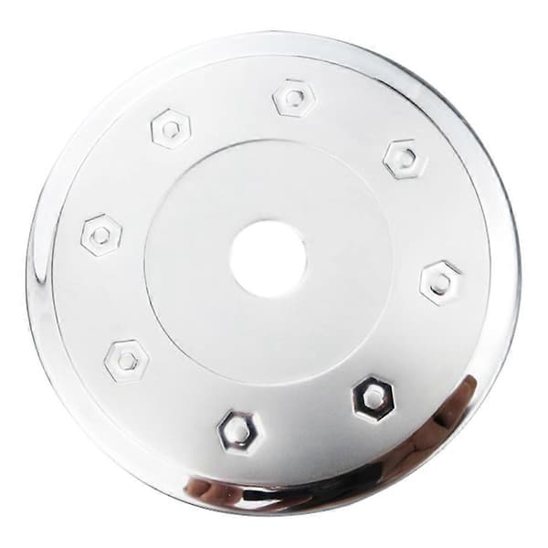 Drivstofftanklokk i rustfritt stål, bensintankdeksel, biltilbehør for 206 207 C2 Silver