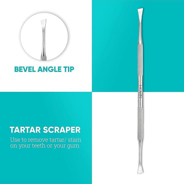 Professional Dental Tools Teeth Hygiene Kit - 4 Pieces Stainless Steel