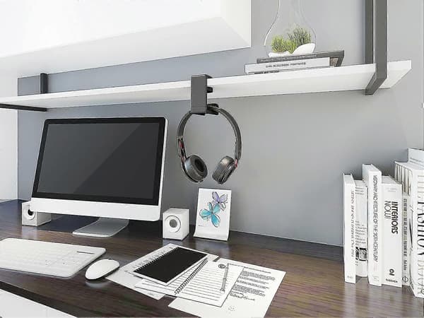 Foldbart hovedtelefonstativ, universel bordholder til headset, overraskelsesgave