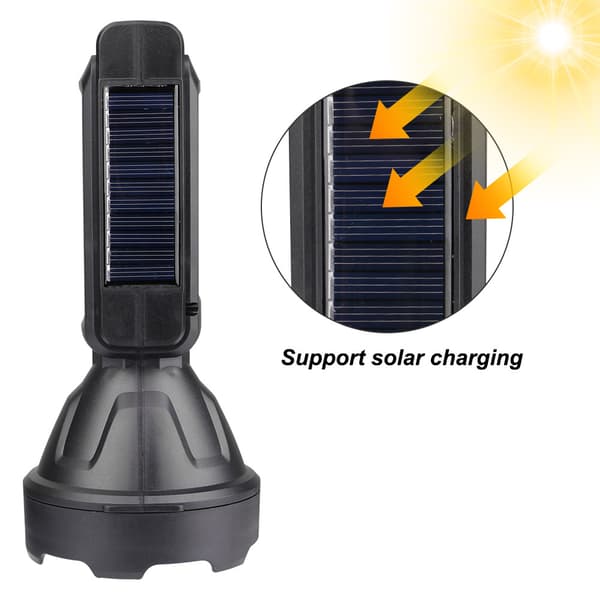 1 pc LED COB Strong Flashlight that can be Charged with Solar Energy