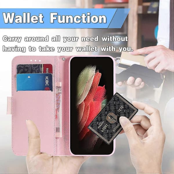 Compatible with Oneplus Nord 2t 5g Case Magnetic 3d Pattern Wallet Flip Case With Strap - Flower