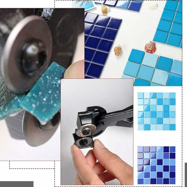 Glass Pliers, Mosaic Pliers 20 2.2 cm Durable Cutting Pliers for Glass, Tile, Ceramic, DIY, Cutting, Mosaic Tools