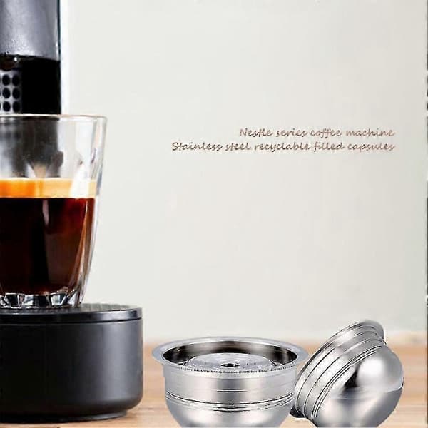 Gjenbrukbar kaffekapsel for Vertuoline Gca1 & Env135 påfyllbare filtre i rustfritt stål