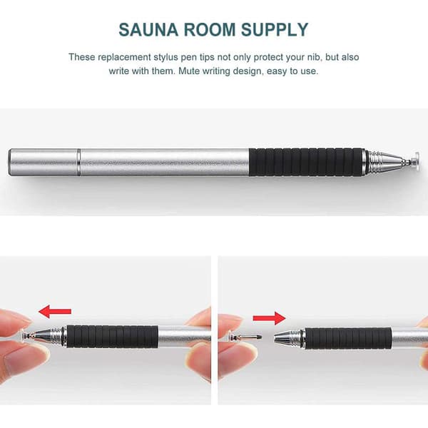 Högprecisionsersättningsspetsar för kapacitiva stylus-pennor (12-pack) Överraskningsgåva