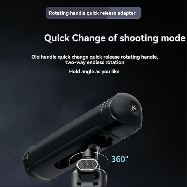H11 Quick Release Adapter til stativer Gimbal Stabilisatorer Sliders Udstyr med stativhoveder til 46 Black