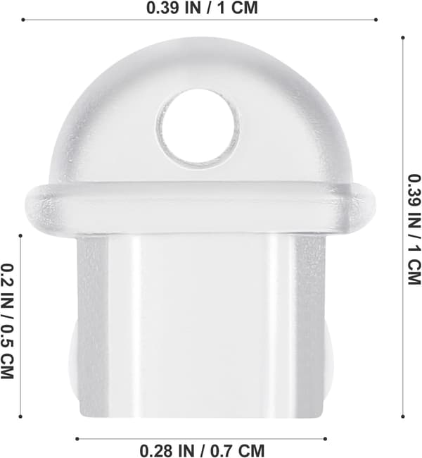 10 stk Ladeportdeksler Mobile Støvplugger Ladeporttilbehør PVC Ladeportdeksler for Micro USB